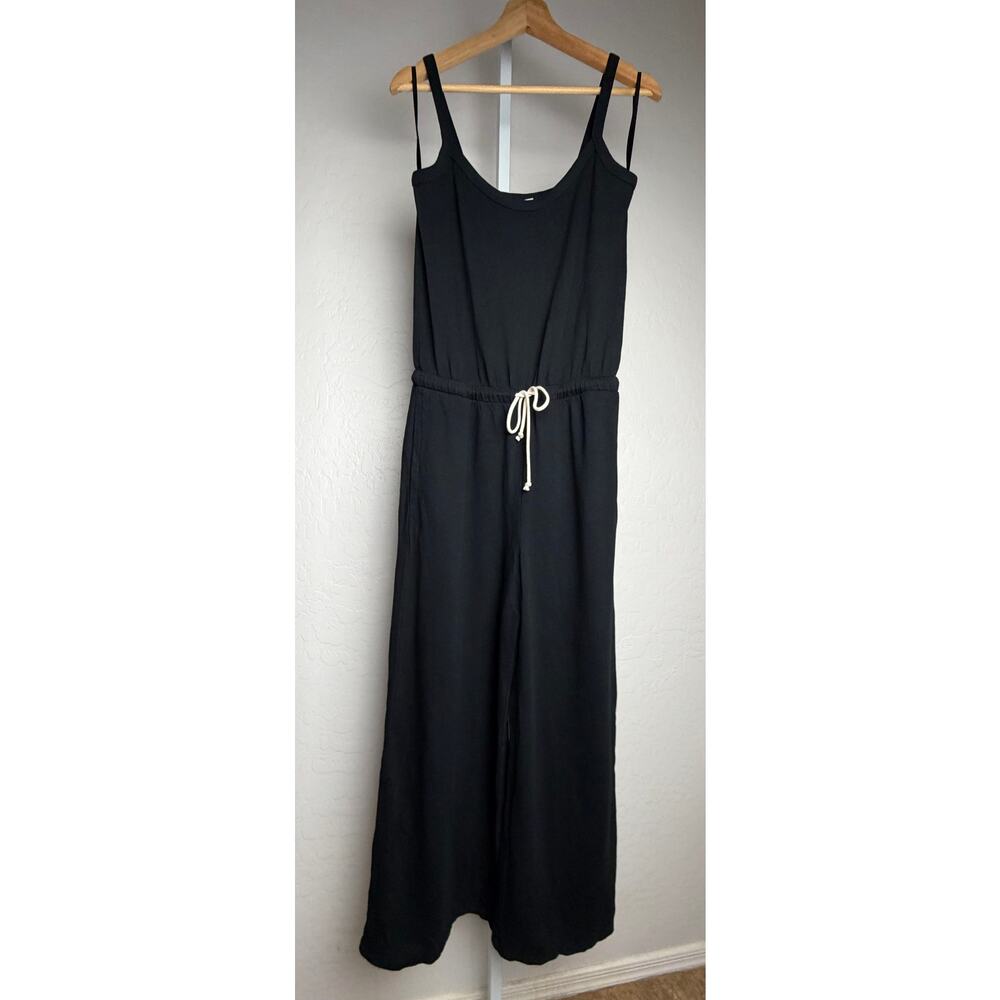 Universal Thread Black Wide Leg Jumpsuit XS Sleeveless Tie Waist NWT